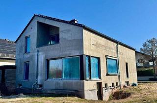 Einfamilienhaus kaufen in 63322 Rödermark, Rödermark - Provisionsfreies KFW55 Ausbauhaus: Architekten 2FH trifft auf 750m² Natur mit Gestaltungsmöglichkeit