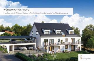Wohnung kaufen in 97204 Höchberg, Höchberg - 3 Zimmer - Neubau mit 5 Wohneinheiten „Am Fuß der Frankenwarte in Massivbauweise- Hier WE 2