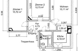 Wohnung kaufen in 60489 Frankfurt, Frankfurt am Main - Verkaufe eine 3-Zimmer-Wohnung 63m² EG Frankfurt Rödelheim