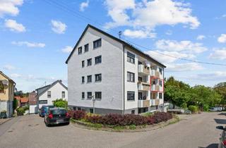 Wohnung kaufen in 71729 Erdmannhausen, Provisionsfreie Kapitalanlage mit ca. 4,46% Rendite: Helle 4-Zimmerwohnung mit Balkon in S-Bahn-Nähe
