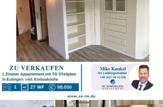 Wohnung kaufen in 75181 Eutingen, ***Gemütliches 1 Zimmer Appartement mit Balkon***