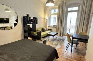 Wohnung mieten in Dunckerstraße 23, 10437 Prenzlauer Berg, Möblierte 1 Zimmer Wohnung mit Balkon - nähe Helmholtzplatz - frei zum 01. Mai 2026