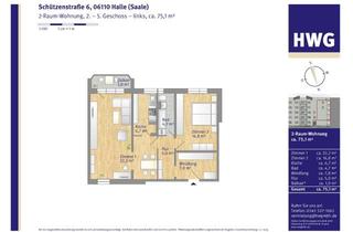 Wohnung mieten in Schützenstraße, 06110 Halle, Erstbezug nach Sanierung ab Mai 2026