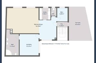 Wohnung mieten in 67269 Grünstadt, Moderne, großräumige 115 qm Wohnung mit 3ZKB und Balkon im Ortskern von Asselheim