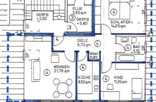 Wohnung mieten in An Den Hecken, 55286 Sulzheim, Helle 3-Zimmer Dachgeschosswohnung in Sulzheim