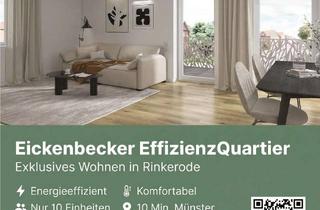 Wohnung mieten in Eickenbecker Straße 1-3, 48317 Drensteinfurt, W03 Erstbezug im Neubau mit Aufzug, Tiefgarage und Wärmepumpe