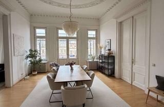 Wohnung mieten in Rheinstr. 98, 65185 Wiesbaden, Wunderschöne 4-Zimmer Altbauwohnung mit Balkon und Stuck