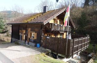 Haus kaufen in 79692 Tegernau, Attraktives Holzhaus mit großem Grundstück in sehr ruhiger Lage am Waldrand