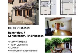 Haus mieten in Bahnhofstraße, 55278 Köngernheim, Charmantes Hexenhäuschen in Köngernheim zu vermieten!