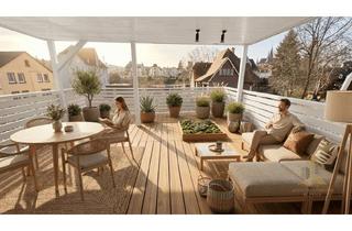 Penthouse kaufen in 61169 Friedberg, Penthouse-Wohnung mit großer Dachterrasse, Kamin und flexiblem Nutzungskonzept
