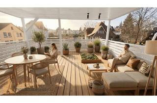 Penthouse kaufen in 61169 Friedberg, Penthouse-Wohnung mit großer Dachterrasse, Kamin und flexiblem Nutzungskonzept