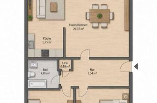 Wohnung mieten in 63628 Bad Soden-Salmünster, Wunderschön geschnittene Wohnung mit Sonnenbalkon