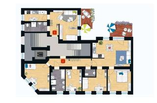 Wohnung mieten in Bruckdorferstraße, 06112 Halle, hochwertige 5-Raum-Wohnung mit großzügigem Balkon in zentraler Lage