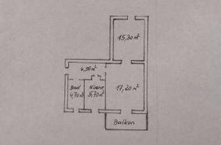 Wohnung mieten in Fröbelstr. 56, 01609 Gröditz, Günstige, gepflegte 2-Zimmer-Wohnung mit Balkon in Gröditz