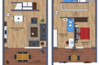 Wohnung mieten in 82377 Penzberg, Moderne 4-Zimmer-Wohnung auf zwei Ebenen