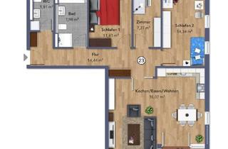 Wohnung mieten in 82377 Penzberg, Gemütliche 3,5 Zimmer-Wohnung mit Südbalkon