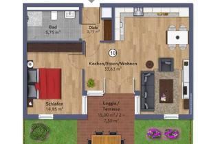 Wohnung mieten in 82377 Penzberg, Hochwertige 2-Zimmer-Neubauwohnung mit Garten