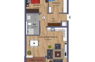 Wohnung mieten in 82377 Penzberg, 3-Zimmer-Erdgeschosswohnung mit Garten
