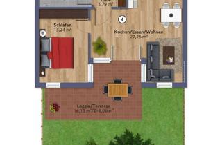 Wohnung mieten in 82377 Penzberg, Schöne 2-Zimmer-Wohnung mit Südterasse und Garten