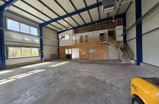 Büro zu mieten in 37124 Rosdorf, Pultdachhalle 290 m² (H=7 m) + Büro 64 m² + 2.500 m² Freifläche