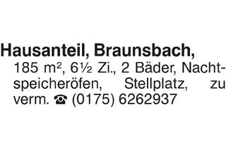 Wohnung mieten in 74542 Braunsbach, Hausanteil unrenoviert