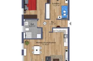 Wohnung mieten in 82377 Penzberg, Helle 3-Zimmer-Wohnung zum Wohlfühlen