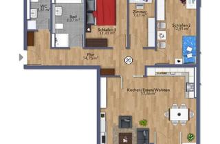 Wohnung mieten in 82377 Penzberg, Exklusive 3,5-Zimmer-Wohnung in Penzberg