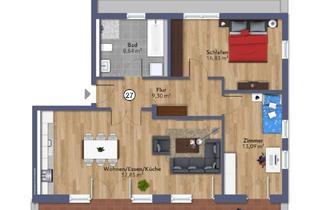 Wohnung mieten in 82377 Penzberg, Helle 3-Zimmer-Wohnung mit Balkonterrasse