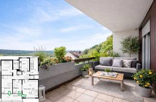 Wohnung kaufen in Weinbergstr. 21, 73730 Esslingen, Esslingen - Licht, Sonne, Weitblick: 4-Zi.-Wohnung mit Südbalkon, Garage und Panoramablick *PROVISIONSFREI*