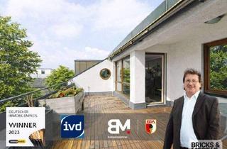 Wohnung kaufen in 86551 Aichach, Aichach - Uneinsehbare, geräumige 4-Zimmer-Wohnung mit großer Dachterrasse in ruhiger Lage -Einzelgarage-