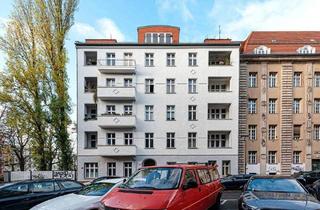 Wohnung kaufen in Eckertstraße 17, 10249 Berlin, Berlin - 2 Zimmer mit *Balkon*: Gründerzeit-Wohnung im beliebten Friedrichshain - nahe Volkspark!
