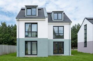 Doppelhaushälfte kaufen in Gottesbrücker Weg 9, 15537 Erkner, Erkner - Modene Doppelhaushälfte, vis a vis zum Wald. Effizienzhaus 55 EE, 10 min. zur Giga Factory