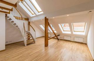 Wohnung kaufen in Schwarzackerstraße 12, 04299 Leipzig, Leipzig - Wohnen mit Weitblick - 3-Zimmer-Dachgeschoss mit Galerie