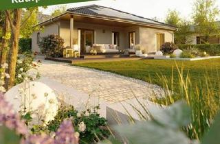 Haus kaufen in 34212 Melsungen, Melsungen - Mit Grundstück: Der Bungalow mit der charmanten Form in Melsungen - ausgefallen und praktisch