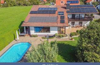 Einfamilienhaus kaufen in 86926 Greifenberg, Greifenberg / Pflaumdorf - LANDHAUS MIT HOCHWERTIGER SOLARTECHNIK, POOL UND BLICK INS GRÜNE