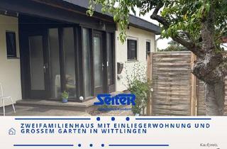 Haus kaufen in Am Ölbachgraben 15, 79599 Wittlingen, Wittlingen - Zweifamilienhaus in Wittlingen mit großem Garten