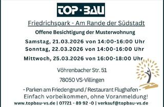 Wohnung kaufen in Vöhrenbacher Strasse 45/2, 78050 Villingen-Schwenningen, Villingen-Schwenningen - Friedrichspark A5: Maisonette-Wohnung, Terrasse mit Privatgarten, Balkon, 2 Tageslichtbäder, KfW 55!, auch als 5 Zimm...