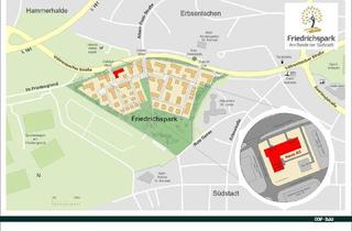 Wohnung kaufen in Vöhrenbacher Straße 45, 78050 Villingen-Schwenningen, Villingen-Schwenningen - Friedrichspark Haus A5: Terrasse mit 25 m², Tageslichtbad, Gäste-WC, 44 m² Privatgarten, KfW 55