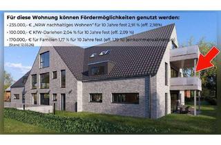 Wohnung kaufen in 46325 Borken, Borken - Neubauwohnung im Obergeschoss - modern, hell und durchdacht