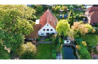 Haus kaufen in 27777 Ganderkesee, Ganderkesee - Charmantes Ein-Zweifamilienhaus mit großem Grundstück, eigenem Schwimmteich und genug Platz für zwei Familien