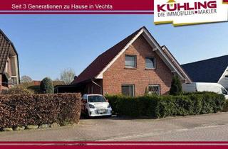 Doppelhaushälfte kaufen in 49685 Emstek, Emstek - In Kürze bezugsfrei! Familienglück im eigenen Zuhause! Doppelhaushälfte mit Terrasse, Garten und Carport