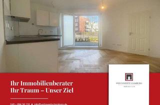 Wohnung kaufen in 22083 Barmbek-Süd, WOHNWERTE HAMBURG - Sanierte 2-Zimmer Wohnung mit eigener Terrasse!
