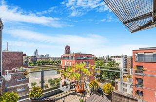 Penthouse kaufen in 60314 Ostend, Luxus-Penthouse direkt am Main – 4 Zimmer mit Terrassen in Frankfurt-Ostend