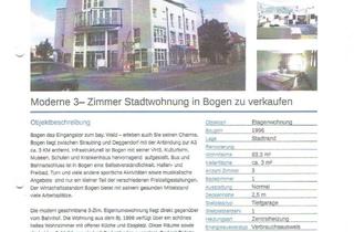 Wohnung kaufen in 94327 Bogen, Moderne 3-Zimmer Wohnung in Bogen