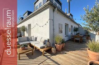 Wohnung kaufen in 40217 Unterbilk, Unterbilk: Erstbezug nach Sanierung – 3-Zimmer-Wohnung mit umlaufender Dachterrasse und Parkblick