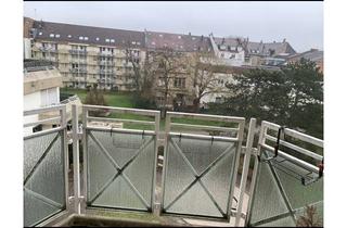Wohnung mieten in Moningerstr. 25, 76135 Weststadt, Gepflegte 3‑Zimmer Wohnung im 4. OG mit Balkon in Karlsruhe-Weststadt