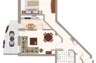 Wohnung mieten in Bruchs 24, 57462 Olpe, Attraktive 2-Zimmer-Wohnung in zentraler Lage von Olpe – ideal für Singles & Senioren
