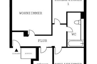 Wohnung mieten in Münsterstraße 446 A, 40470 Mörsenbroich, Stilvolle 3-Zimmer-Wohnung mit zwei weitläufigen Balkonen in Mörsenbroich