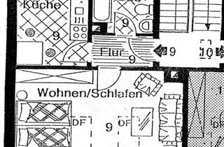 Wohnung mieten in 90489 Wöhrd, Einfache 1-Zimmer Dachgeschosswohnung in Nürnberg-Wöhrd