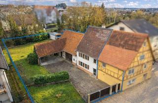 Doppelhaushälfte kaufen in 69242 Mühlhausen, Doppelhaushälfte mit Scheune und großem Grundstück in Mühlhausen